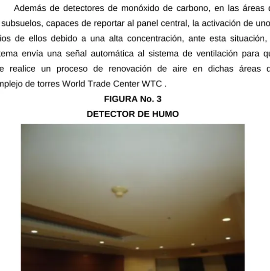 FIGURA No. 3 DETECTOR DE HUMO 