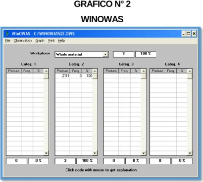 GRÁFICO N° 2  WINOWAS 