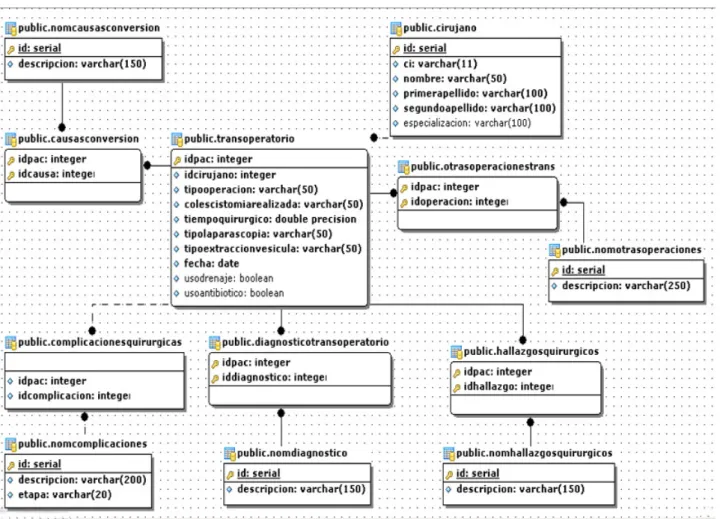 Fig. 11.2 Diagrama BDs etapa transoperatoria 