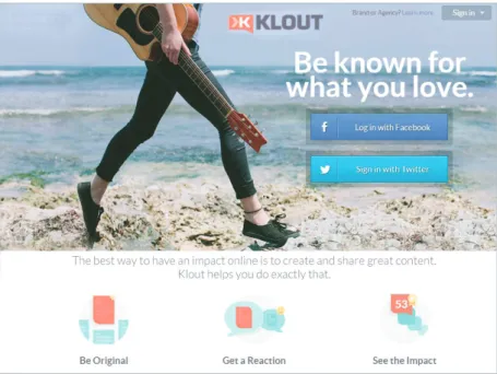 Figura 4. https://klout.com