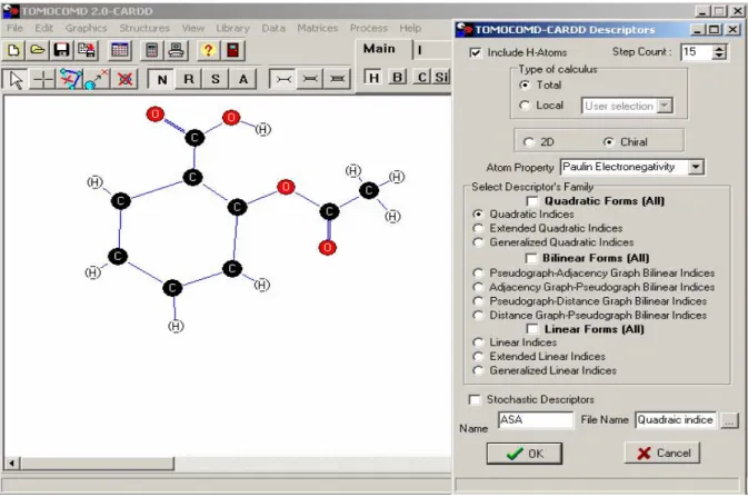 Figura 4.1. TOMOCOMD-CARDD  Software:  A, Ventana para seleccionar el modulo de  trabajo