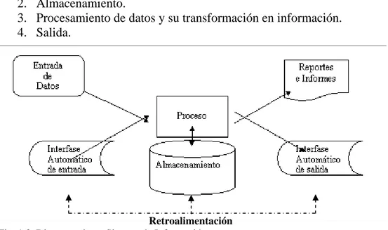 Fig. 1.3. Diagrama de un Sistema de Información.
