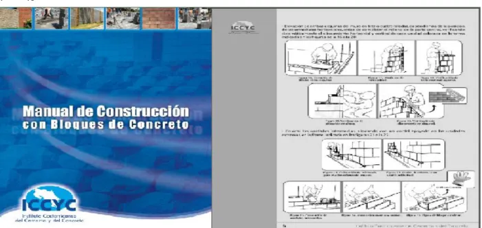 Figura 2.3. Manual de construcción con bloques de concreto. 