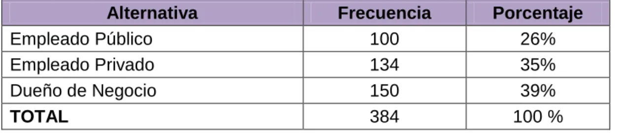 TABLA 5. INDAGACIÓN DE TRABAJO 