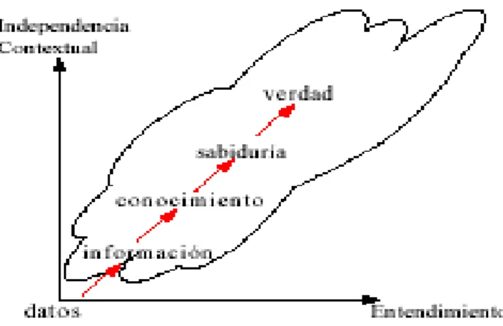 Figura 3. Pirámide Informacional. (Ponjuán.G; 2002).