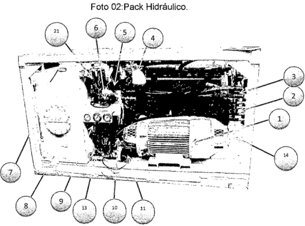 Foto 03:Partes del  Pack Hidráulico. 