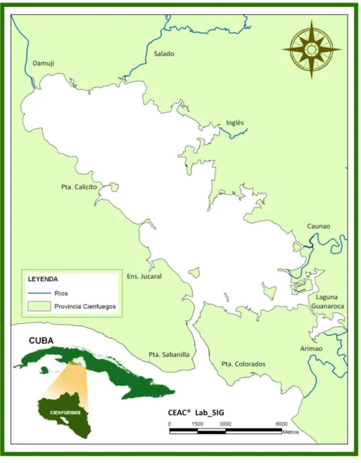 Figura 2.3. Bahía de Cienfuegos. 