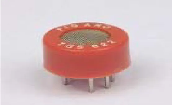 Figura 2.4. Esquema comercial del sensor TGS-822 