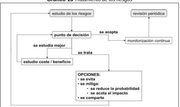 Gráfico 13  Tratamiento de los riesgos 