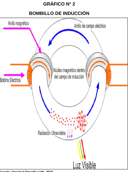 GRÁFICO N° 2                                                                     BOMBILLO DE INDUCCIÓN