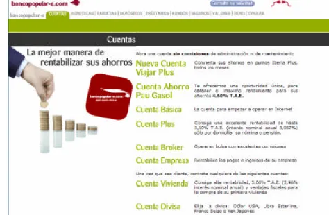 Figura 5: Bancopopular-e. Exemple de pestanyes 