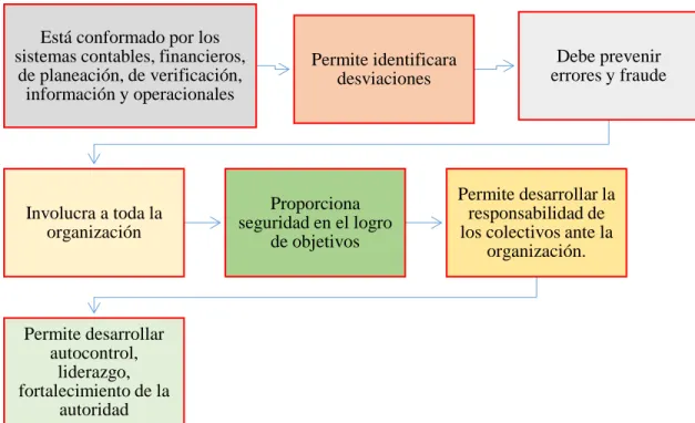 Figura 2-2: Características del Sistema de Control Interno 
