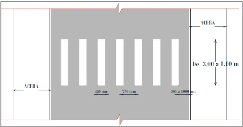 Figura 13-1: Líneas de cruce cebra 