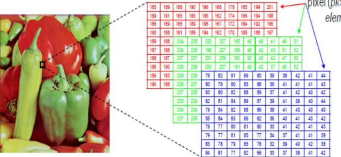 Figura 1.2. Planos del modelo RGB en una imagen. 