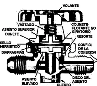 Figura 24. Válvula de paso tipo globo. 