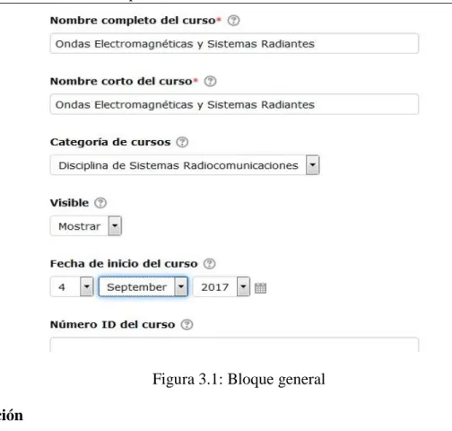 Figura 3.1: Bloque general  Descripción 