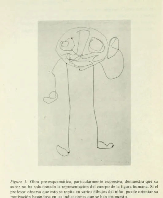 Figura  5:  Obra  pre-esquemltica,  particularmente expresiva, demuestra  que’  su  .  autor  no  ha solucionado la representacibn del cuerpo de la figura humma