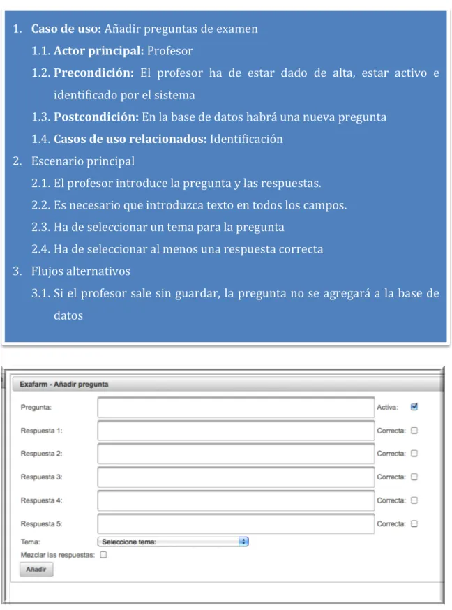 Ilustración	  7.	  Pantalla	  de	  añadir	  pregunta	  