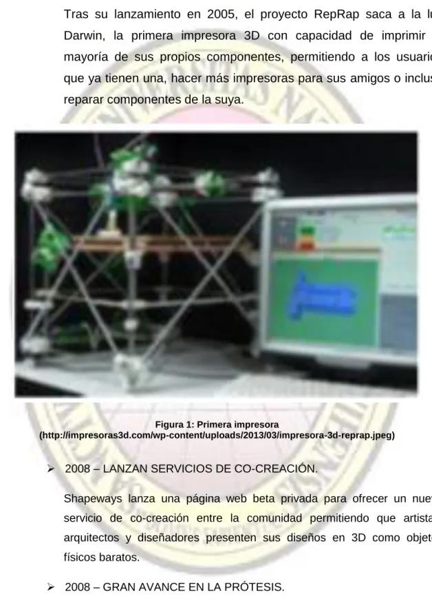 Figura 1: Primera impresora 