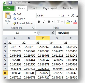 Figura 3.2 Ejemplo de archivo .xls  3.1.3 Ventana inicial del software 