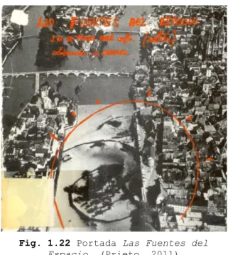 Fig. 1.22 Portada Las Fuentes del  Espacio  (Prieto, 2011) 