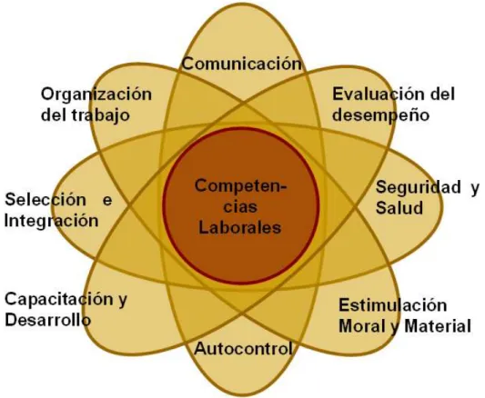 Figura No.2: Esquema del Modelo Cubano para el diseño e implementación de un SGICH  Fuente: NC 3000-3002:2007 
