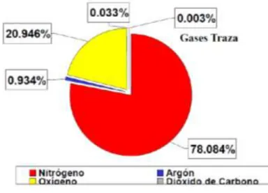 Gráfico N° 9: Composición del Aire 
