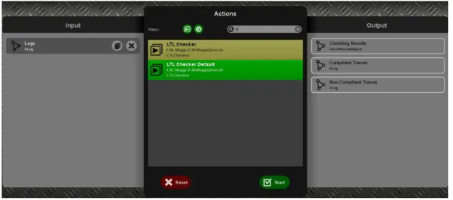 Figura 3. Plugin LTL Checker Default para Prom 6.4 