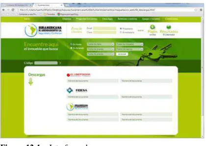Figura 12-1:   Interfaz web 