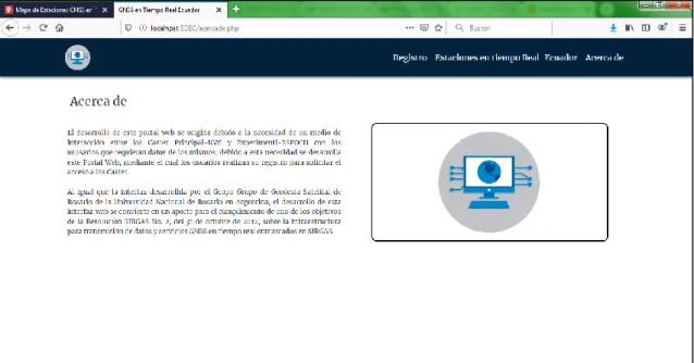Figura 7-3. Página Acerca de 