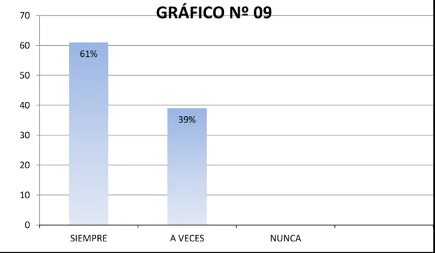 GRÁFICO Nº 09 