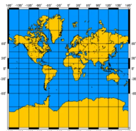 Figura 7. Proyección de Mercator 