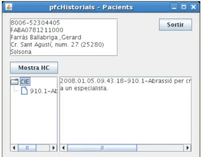 Illustration 13: Pantalla principal per als pacients