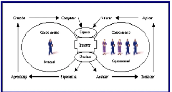 Fig. 4 Modelo de gestión del conocimiento de Arthur Andersen  Fuente: Arthur Andersen (1999)