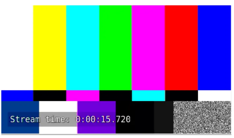 Figure 3.1: color bar video