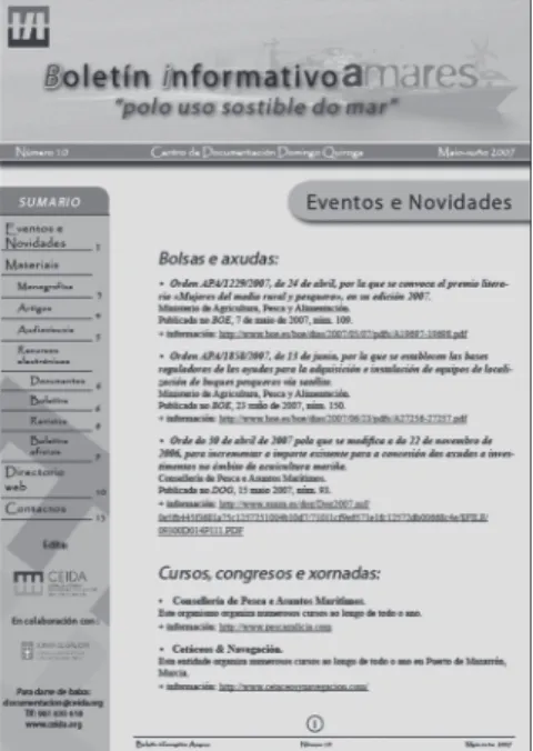 Figura 2: Boletín Informativo
