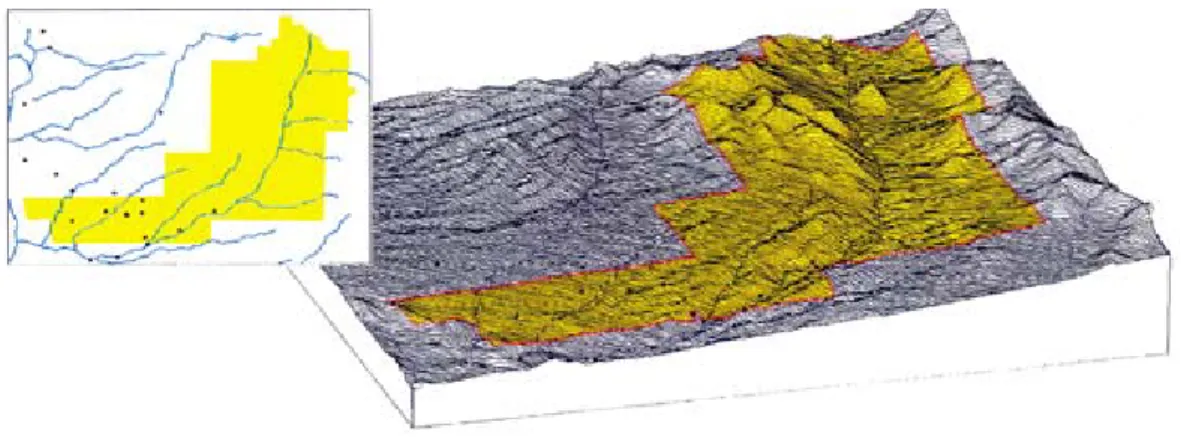 Figura 9 Model digital del terreny  (USGS) 
