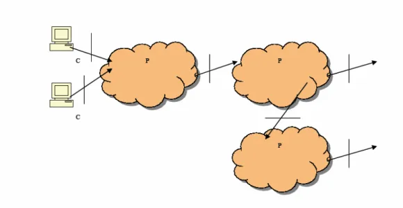 Fig. 1.2 - Cadena de provisión de servicio. 