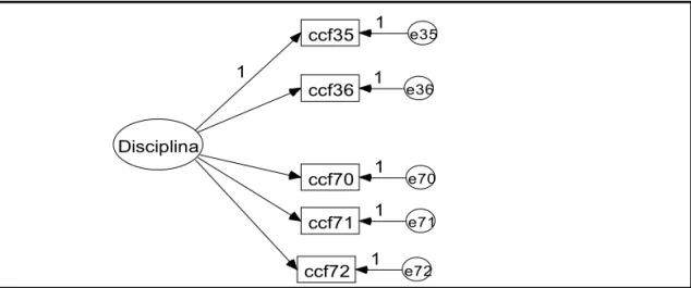 Figura 2: Path diagram DISCIPLINA