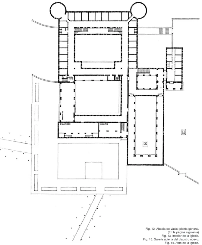 Fig. 12. Abadía de Vaals; planta general.