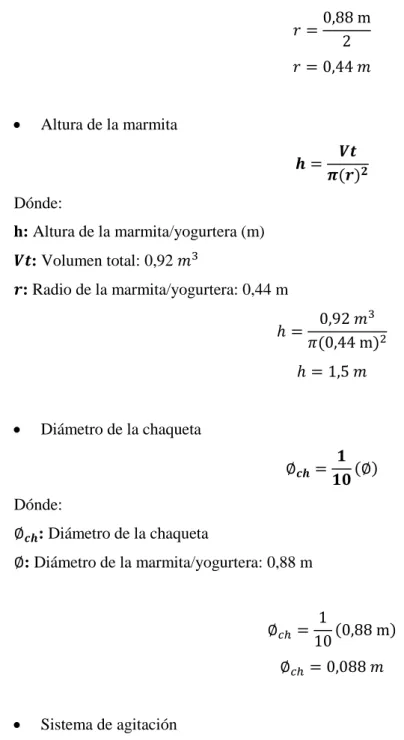 Tabla 27-3 Sistema de agitación 