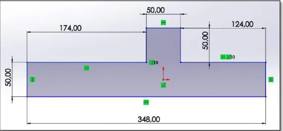 Figura 4 - 2: Gráfico en 3D del soporte para motor 