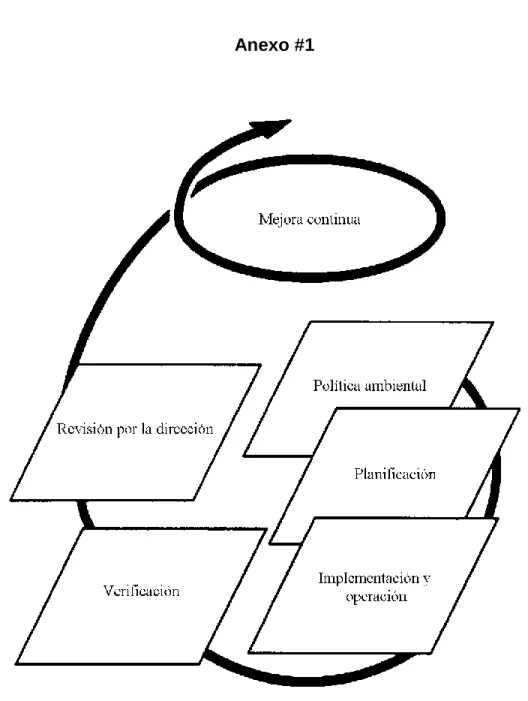 Fig. 1.1  Modelo de Sistema de Gestión Ambiental. 