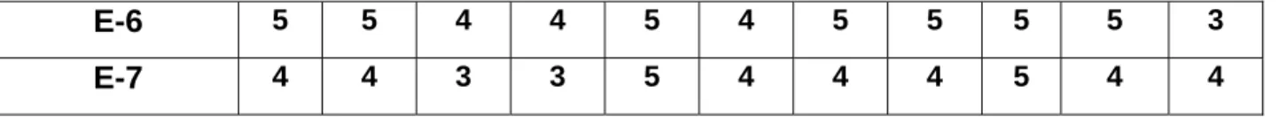 Tabla No-2: Evaluaciones de los especialistas al programa en general. 