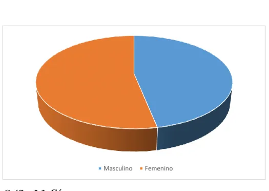 Gráfico 2-3 : Género 
