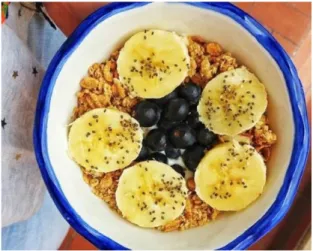 Figura 6. Foto comida saludable. Tomado de  cuenta Instagram @alimentacionkumara, 2017.