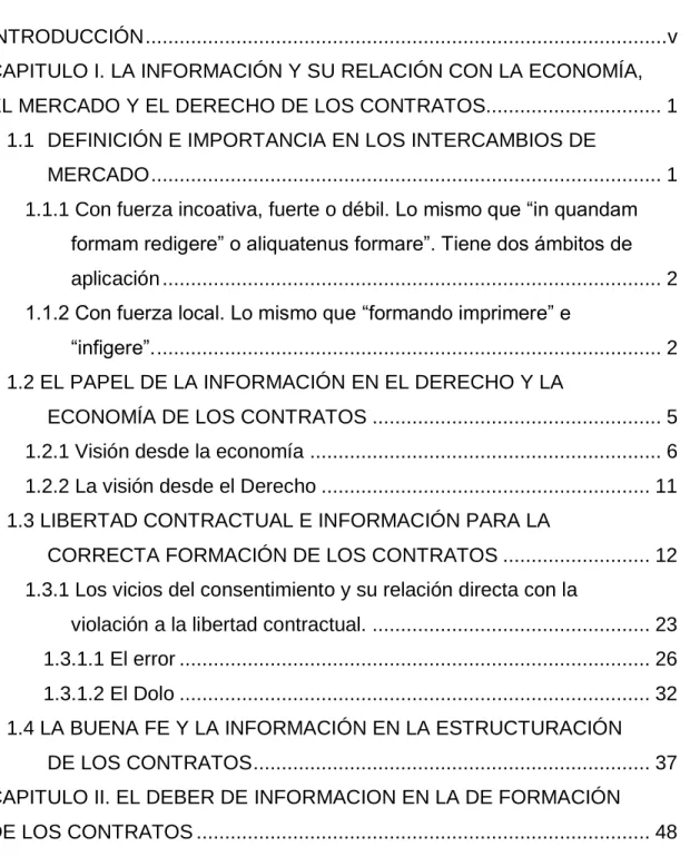 TABLA DE CONTENIDO 