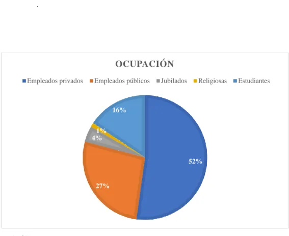 Gráfico 3-3: Ocupación  