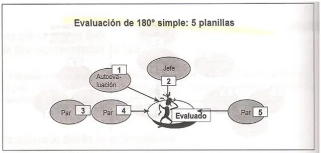 Figura 4 Modelo metodológico de evaluación por competencias 180° 