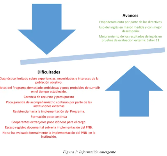 Figura 1: Información emergente 